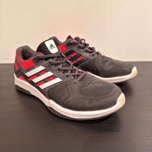 Adidas Duramo 8 Men's Running Shoes - Black/Red/White - Size 12